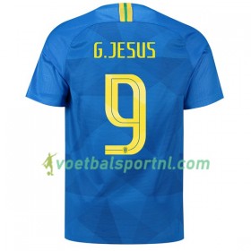 Brazilië G.Gesus 9 Uit Shirt WK voetbal 2018